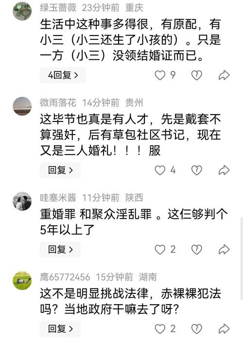 3人婚礼承认炒作;三人婚礼